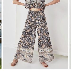 Spell and the Gypsy high-waisted wide leg pants